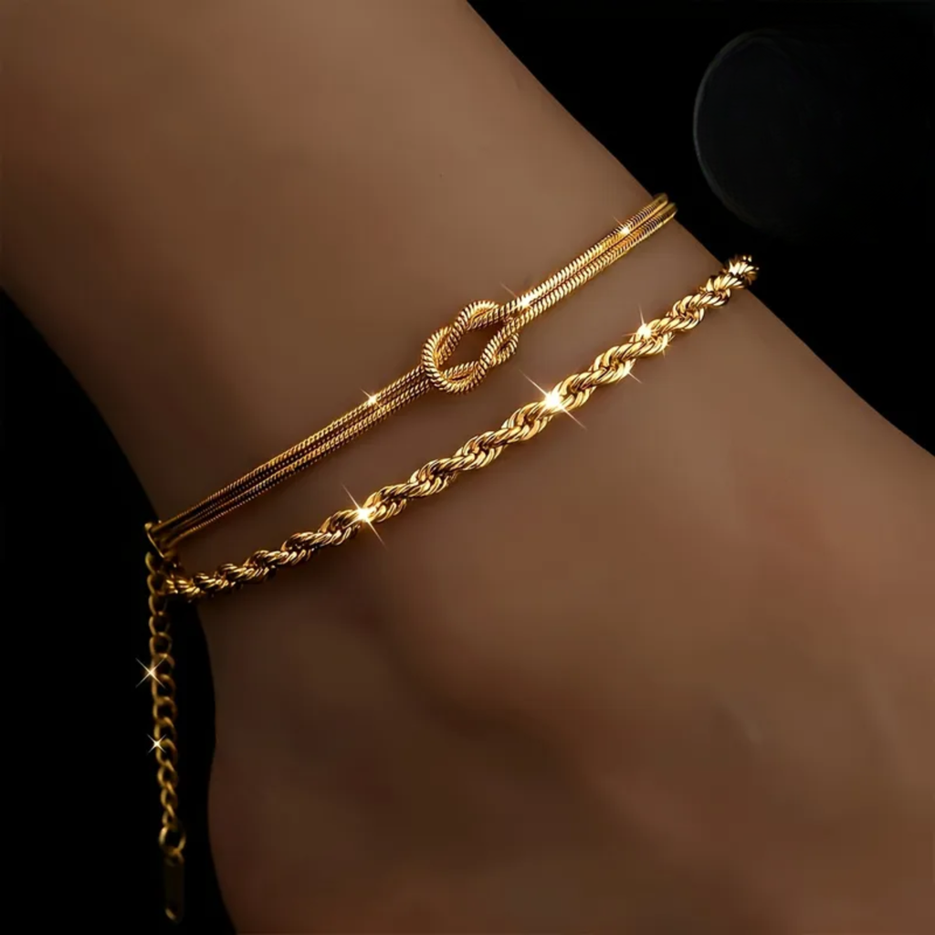 LEGAME - Coppia di bracciali con nodo intrecciato