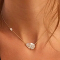 LUCE - Collana girocollo con pendenti di zirconi ovali