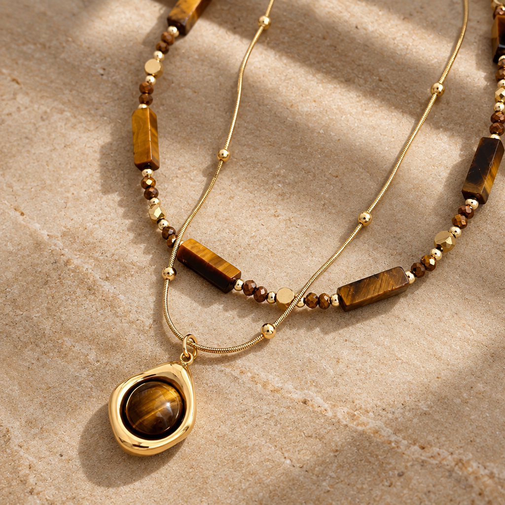 Flat lay su pietra